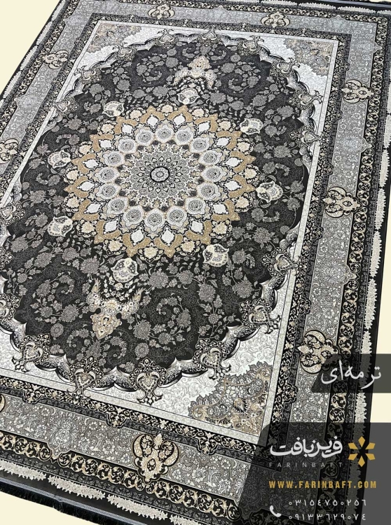 فرش طرح آنیسا 700 شانه ترمه ای درجه یک